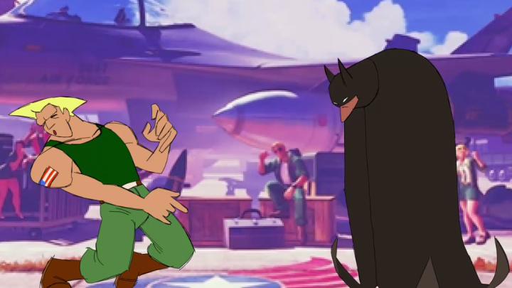 Guile vs Batman | Cartoon Fight Club | Sick Animation Bro