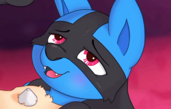 Lucario's training time - m/m animation