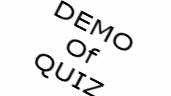 The insane Quiz demo