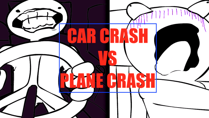 car crash vs plane crash