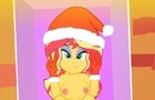 Sunset Shimmer Merry Christmas in May (loop)