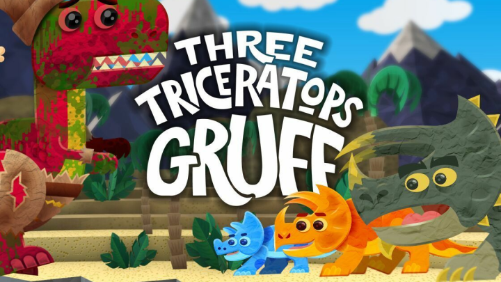 Three Triceratops Gruff