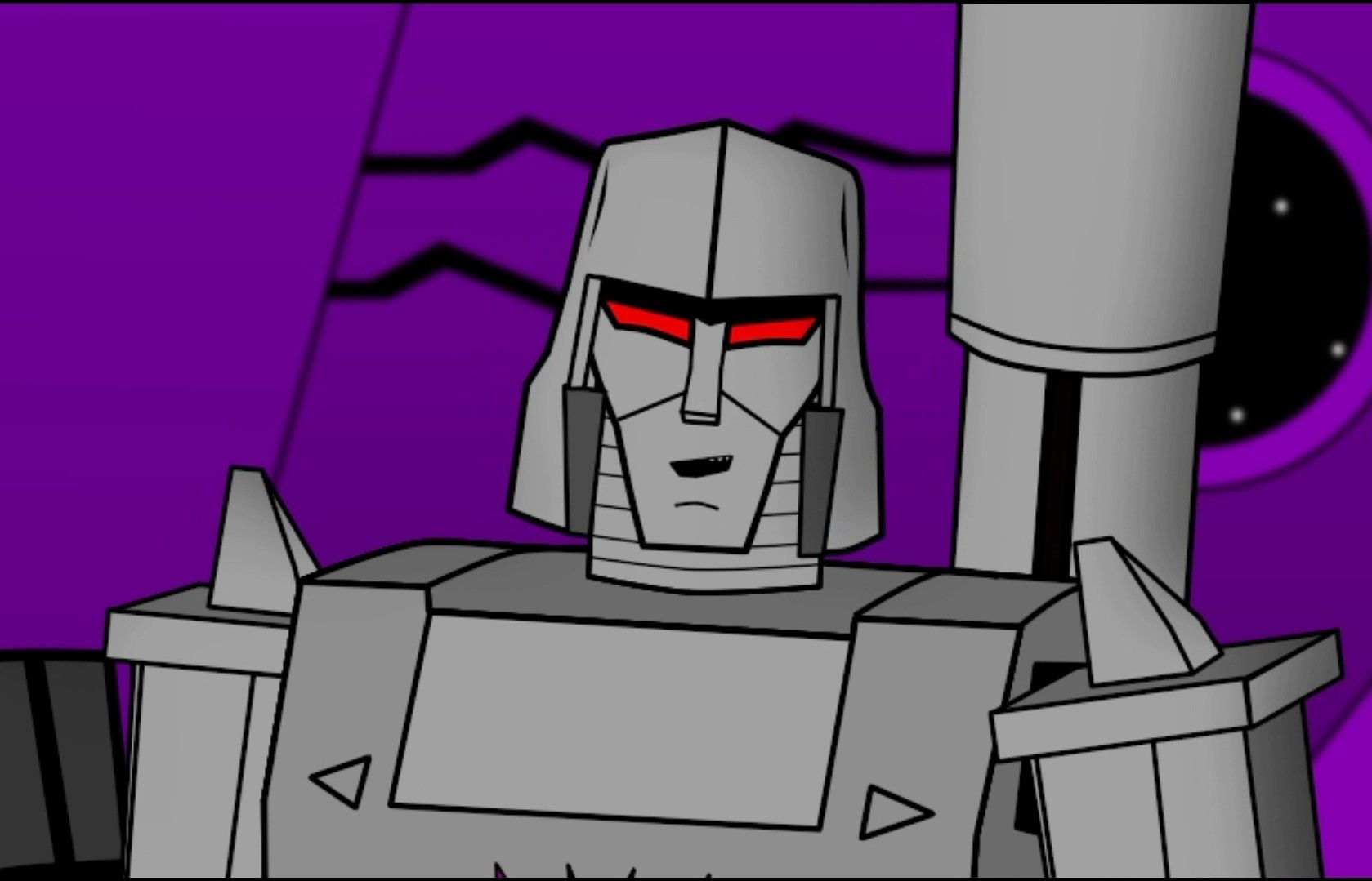 Megatron recruits The Galacticas (original Megatron voice actor)