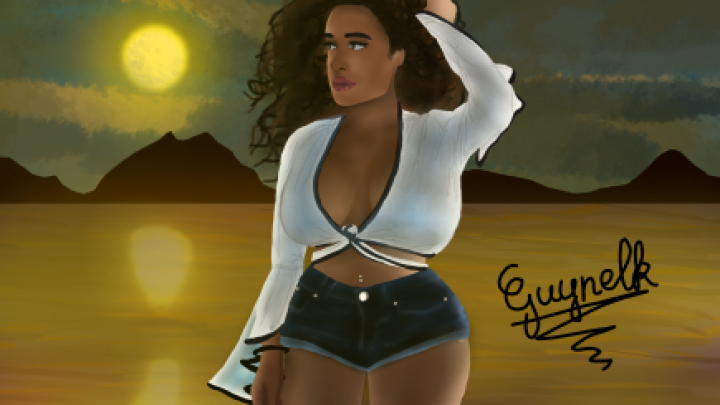 Giselle Lynette drawing (Animated version)