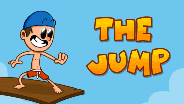 The Jump. A cartoon animation