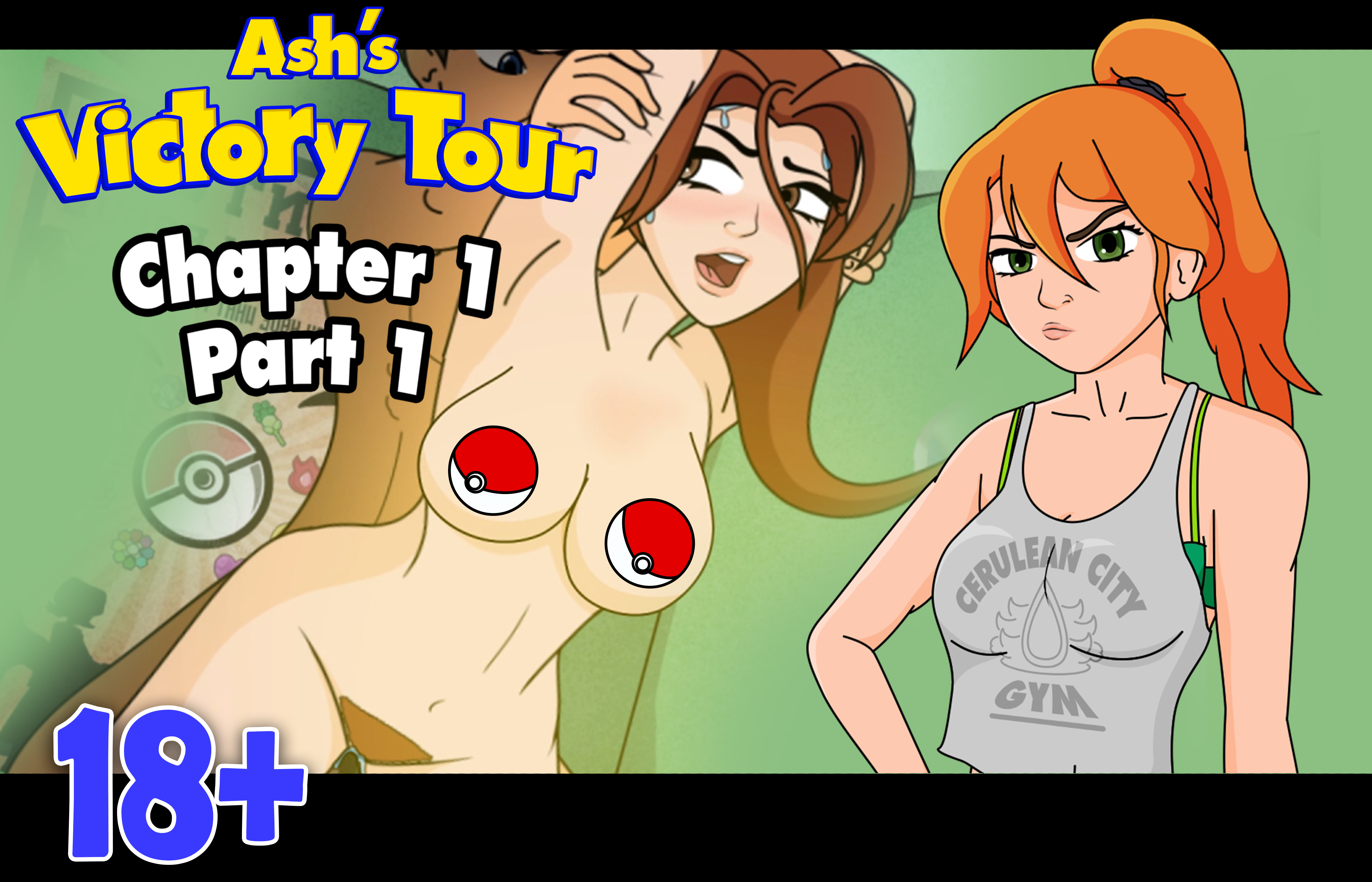 Red Hair Hentai Porn Game - Ash's Victory Tour - Chapter 1.1