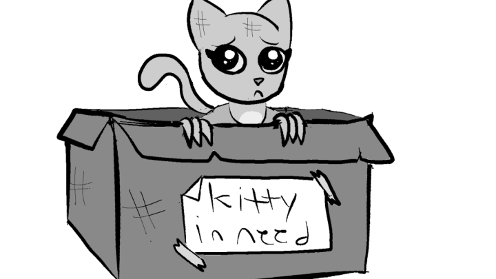 The kitty needs your help