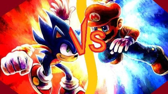 Sonic Vs Mario (NO Voices)