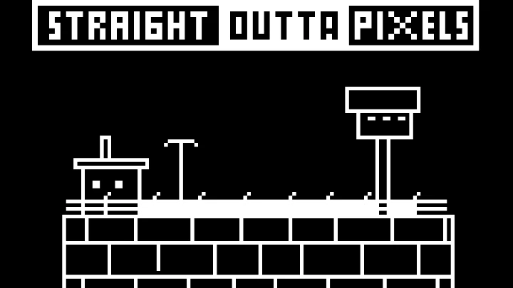 Straight Outta Pixels Logo