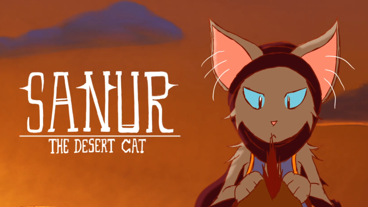 Sanur the desert cat