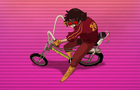Vagabundo Bicycle. Akira parody.