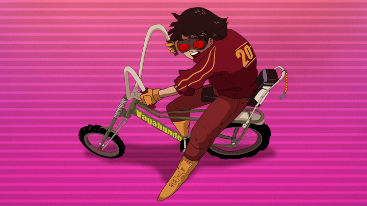 Vagabundo Bicycle. Akira parody.