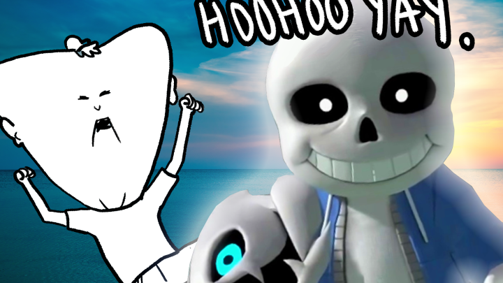 ANDY REACTS TO SANS IN SMASH!