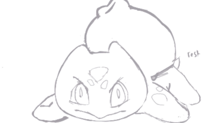 Bulbasaur (unfinished rough gif)