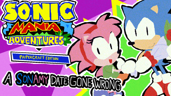 Papercraft Mania Adventures: A SonAmy Date Gone Wrong