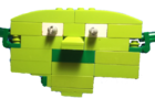 Lego Shrek flossing