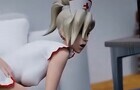Mercy anal on a chair