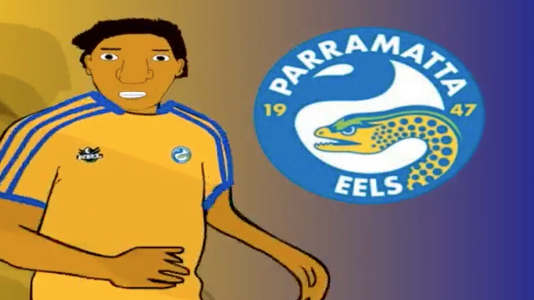 Eels animation, music by E ZEE