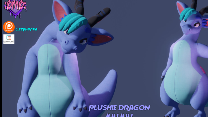 a plushie dragon named Luu Luu