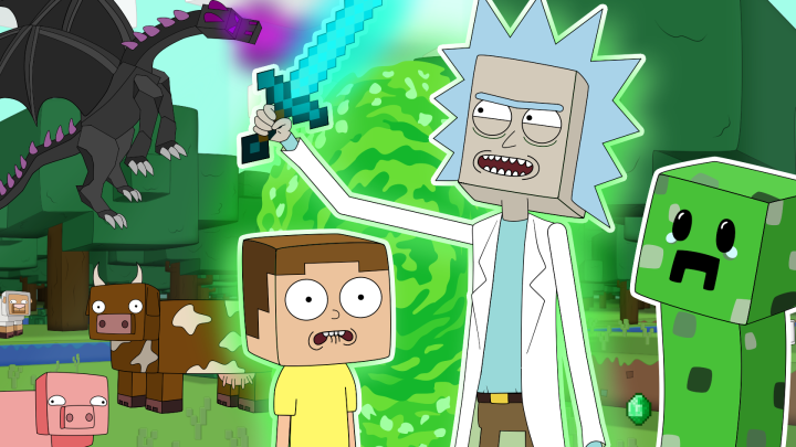 Minecraft x Rick and Morty (Parody Animation)