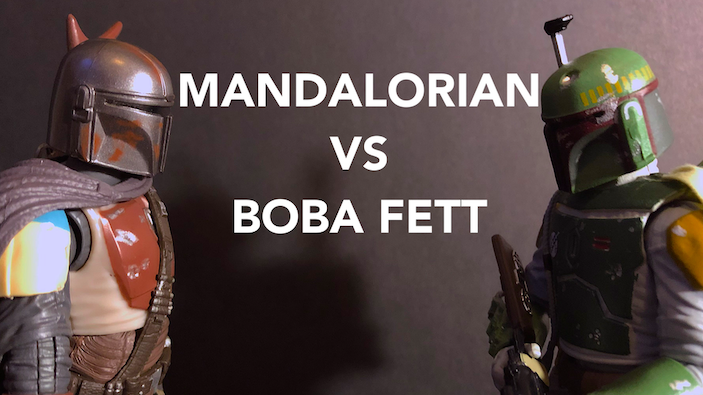 The Mandalorian Vs Boba Fett Stop Motion