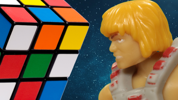 He-Man vs. Rubik's Cube