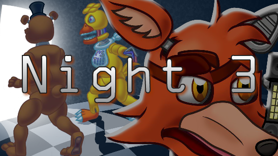 If Foxy Was the Phone Guy 2; Night 3 (Animated)