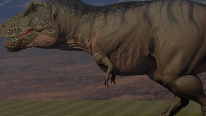 Tyrannosaurus Walk Cycle (Blender 2.8)