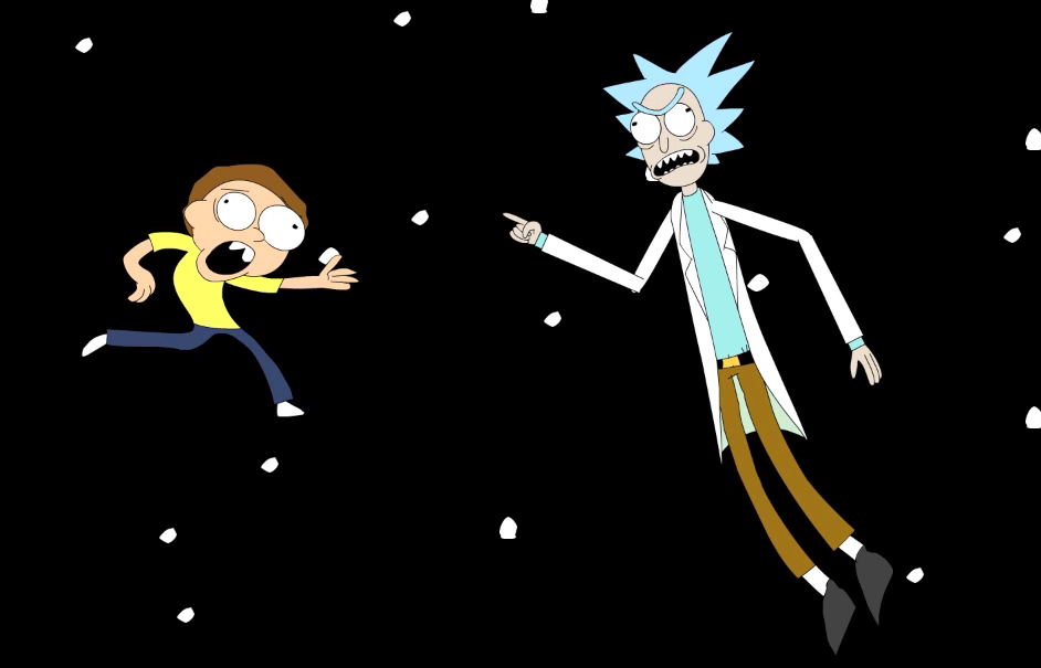 Rick And Morty Parody Show Space