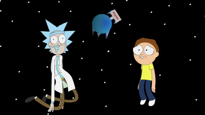 Rick and Morty parody show: pluto