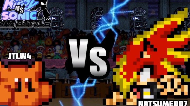 [Kirby vs Sonic Team Battle] JTLW4 vs NatsuME007