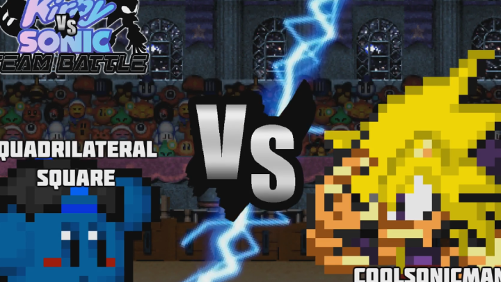 [Kirby vs Sonic Team Battle] MCQSquare vs CoolSonicMan