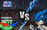[Kirby vs Sonic Team Battle] Elemental Animations vs Kayas