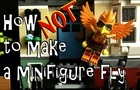 How Not to make a Lego man fly (stop motion animation fail)