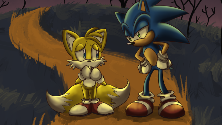 Sonic tells the scariest Halloween story ever
