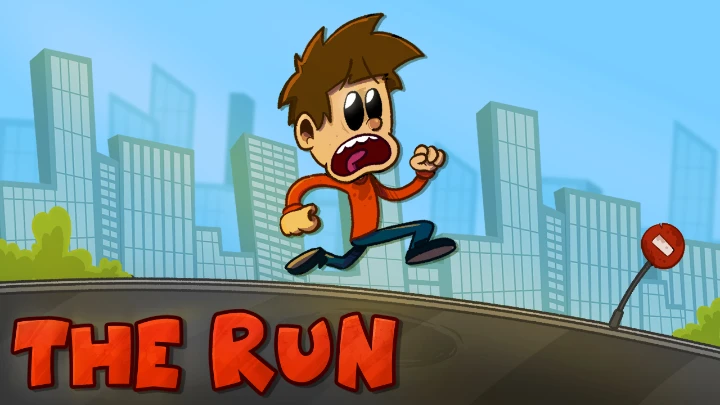 The Run. A cartoon animation