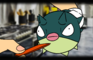Qwilfish Eating a Carrot