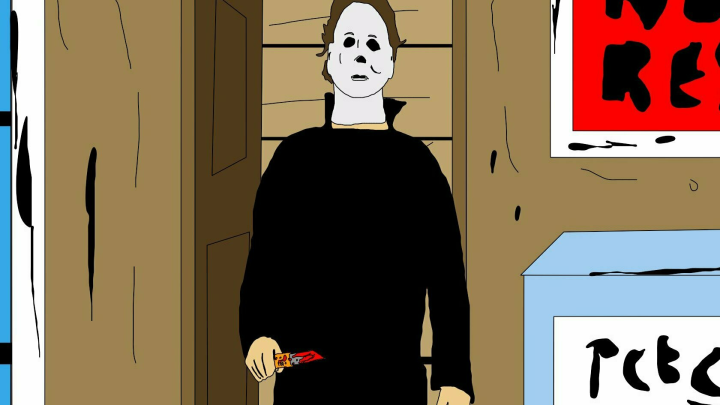 MICHAEL MYERS ANIMATED!* NEW* THE DEVILS EYES PART 1***