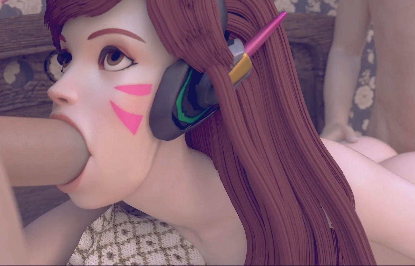 Dva Double Penetration And Throat Fuck Close Angle