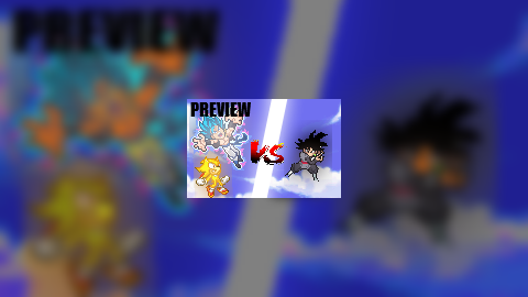 Random Battles #2 Gogeta and Shadic vs Goku Black (EOZ) PREVIEW