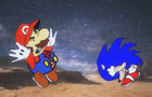 Paper Mario VS Sonic