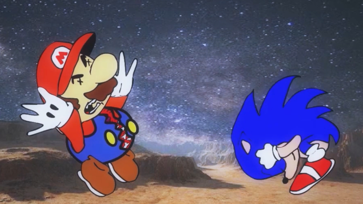 Paper Mario VS Sonic
