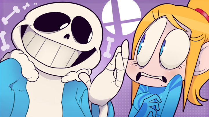 SANS IS IN SMASH GUYS WHAT THE ACTUAL (+ Banjo)