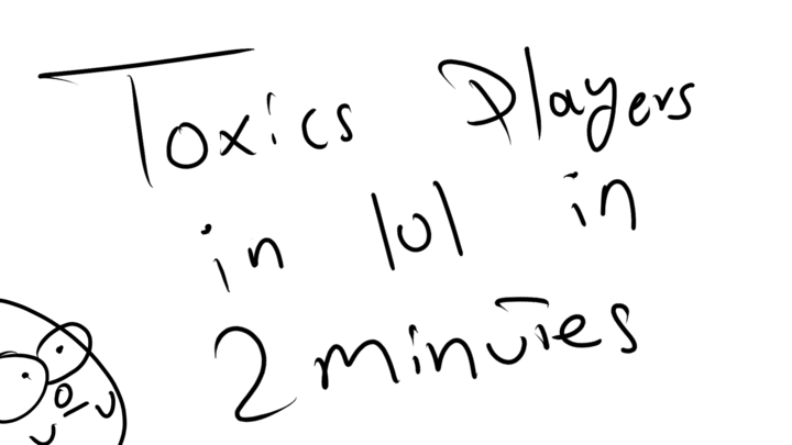 Toxic players in lol in 2 minutes