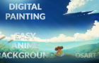 Digital Painting - Easy Anime Background!