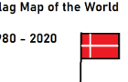 Flag Map of the World (1980 - 2020)