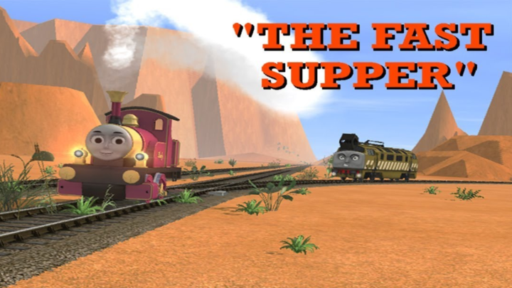 Looney On Rails: Lady and Diesel 10 in "The Fast Supper"