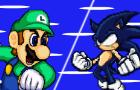Luigi vs Semi Dark Sonic (english version)