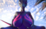with salazzle at beach