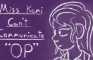 Miss Komi Can't Communicate - OP